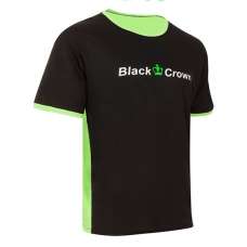 CAMISETA BLACK CROWN LET NEGRO VERDE